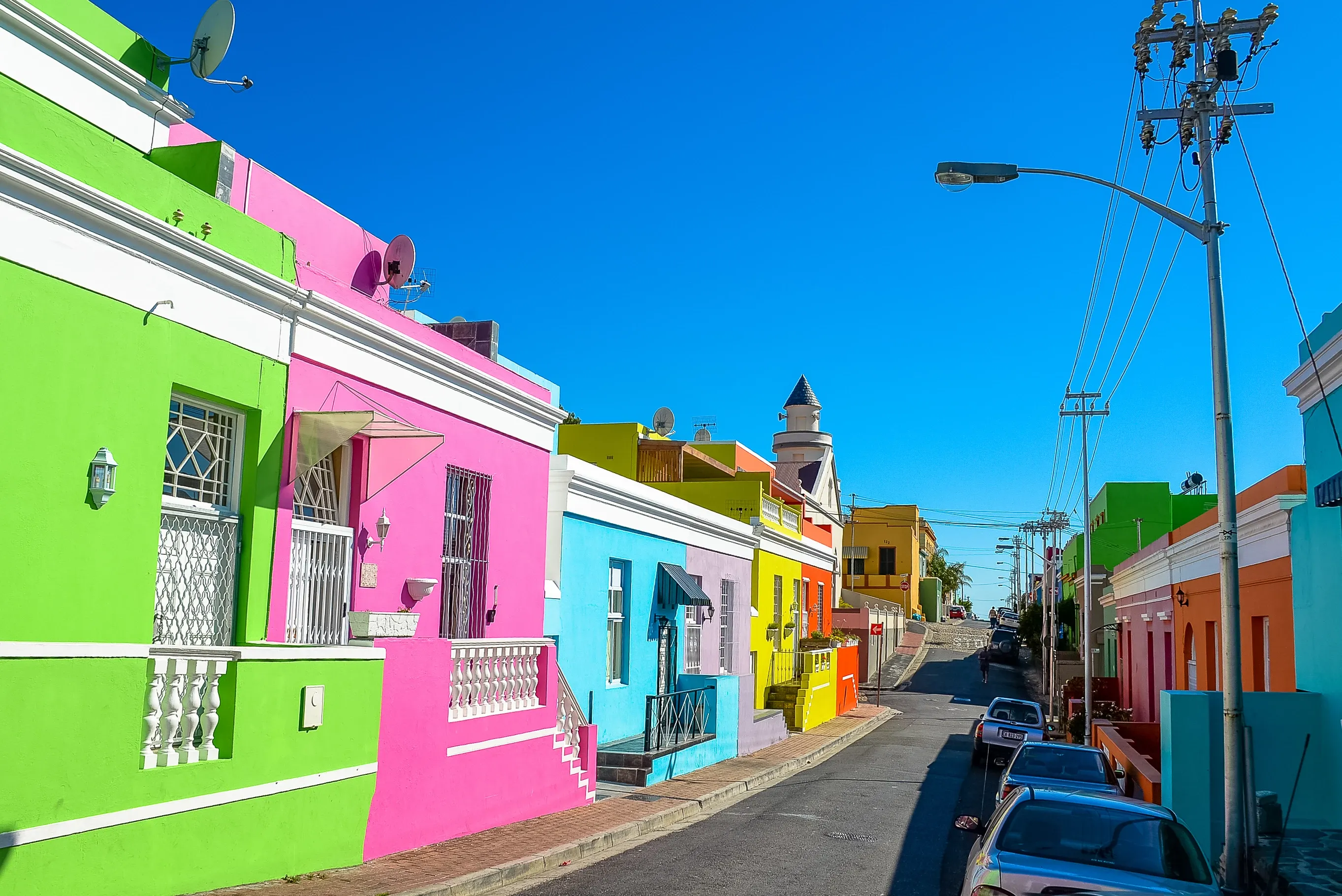 Colourful district in Cape Town