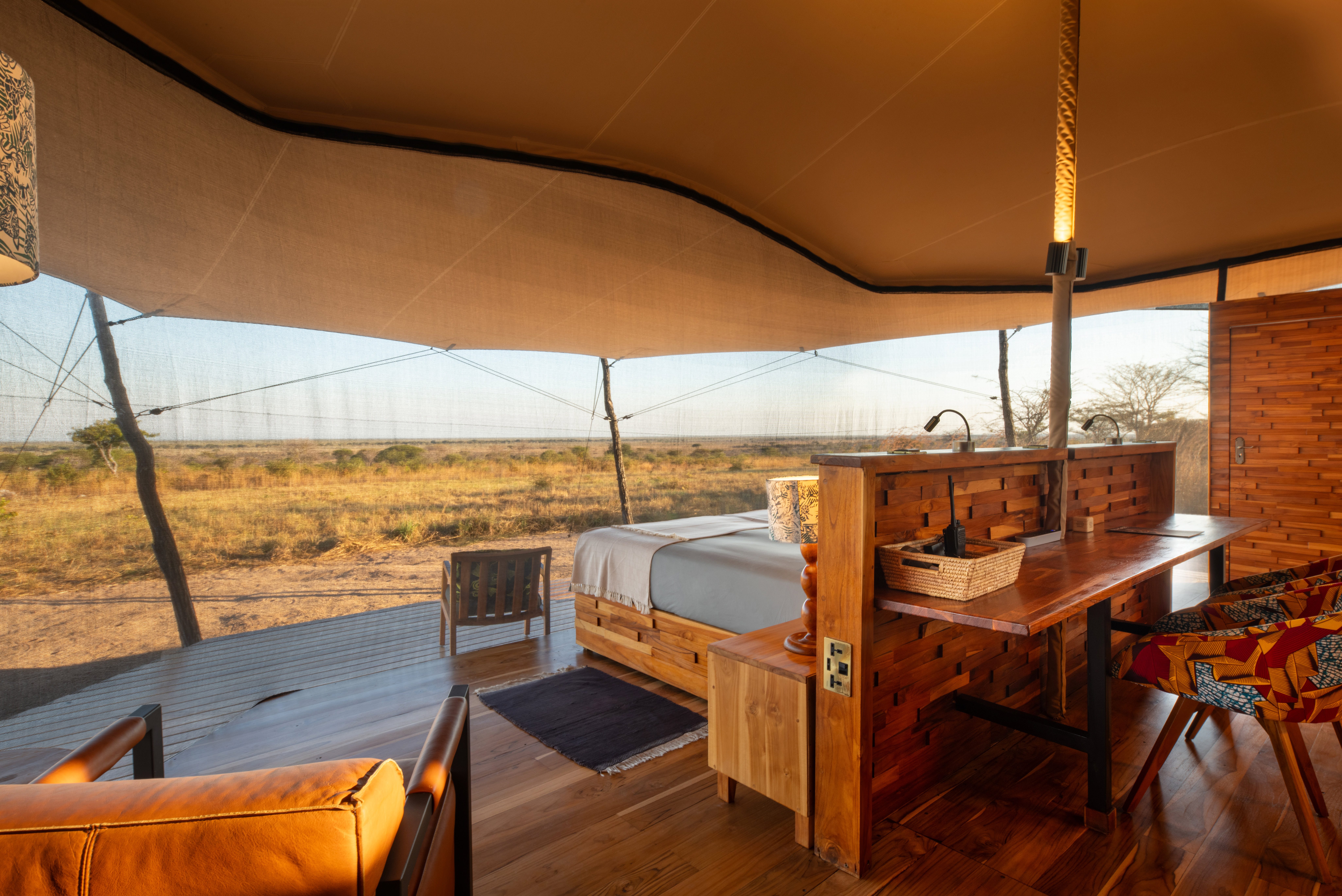 Camp guest tent
