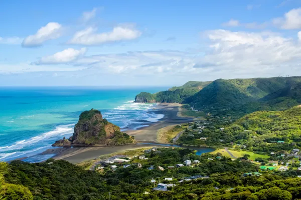 Strand von Piha, Neuseeland