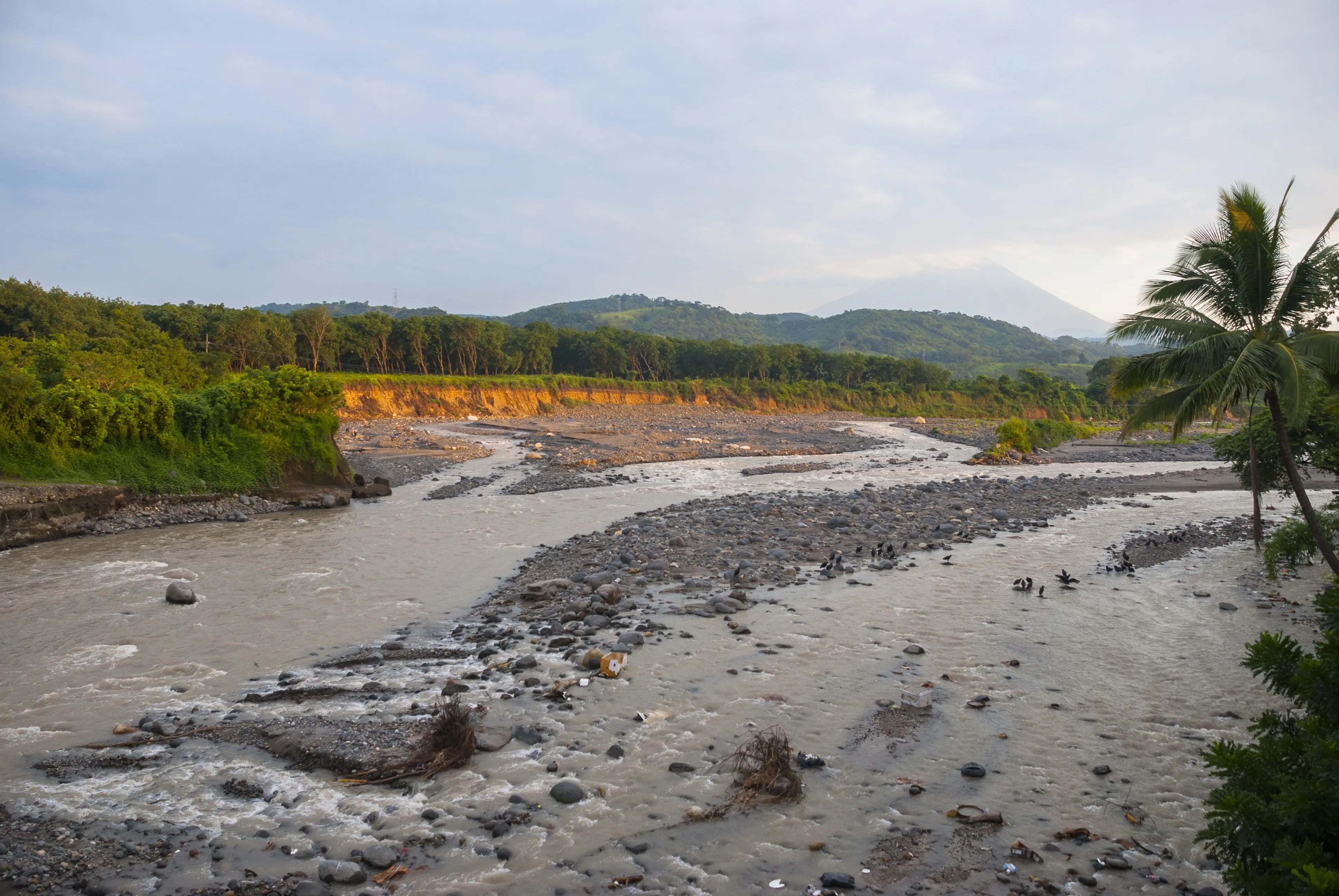 Contaminated guatemala river